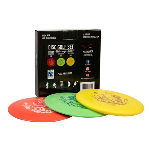 ASG Golf Disc sett 3 stk.